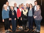 der neue Vorstand - vorne: Walburg Weissenböck, Sibylle Wolletz, Gabriele Matthes, Irene Künzel, Nicole Gerfertz-Schiefer, Katja Rupf; hinten: DI Josef Decker, Franz Grünwald, Klaus Weissenböck, Franz Schiefer, Christian Macho