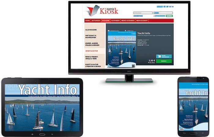 e-Paper Yacht Info im Austria Kiosk der APA