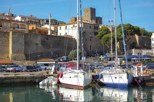 Talamone, Ortsteil von Orbetello in der Provinz Grosseto